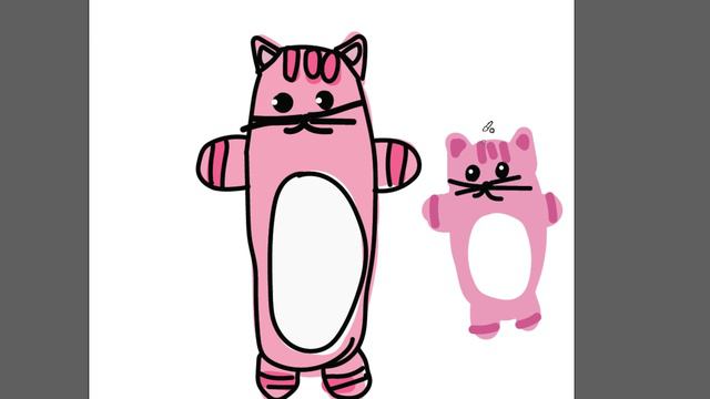 Рисуем смешных котиков детям часть 44