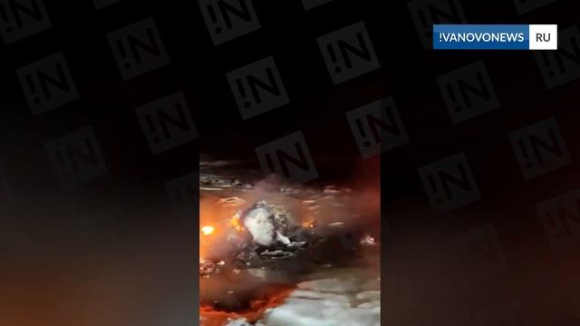 Столкнулись снегоходы
