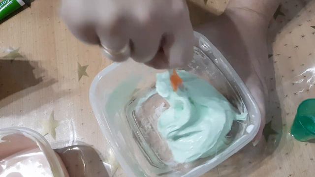 Мы делаем слайм, который получился! DIY Slime