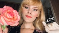 АСМР❤️ ЭКСКЛЮЗИВНЫЙ цветочный МАССАЖ для твоего ЛИЦА ❤️ АСМР шуршания, тихий голос и касание к лицу