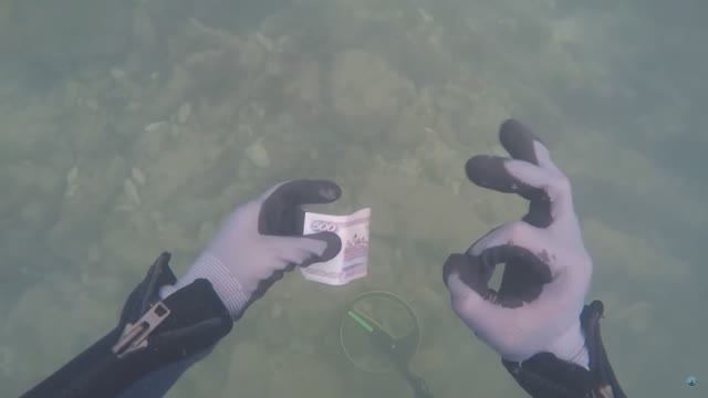 Подводный коп с Minelab Excalibur 2. Находка, которая взорвала мне мозг! Нашел деньги,золото,монеты!