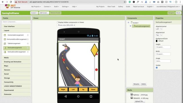 How to make a Save Girl Game in MIT App Inventor 2