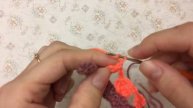 Узор 4. Узор сердечки крючком. Вязание крючком для начинающих