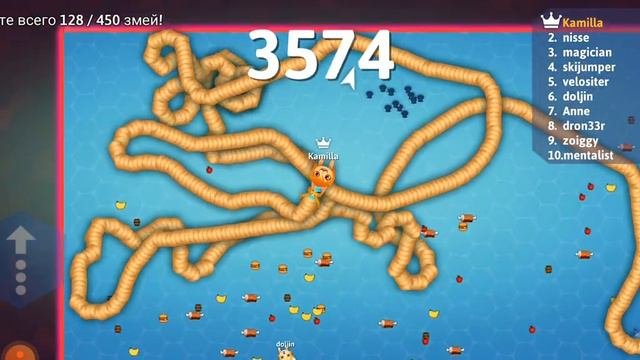 Я ИГРАЮ В SNAKE.IO НОВОЕ ОБНОВЛЕНИЕ 