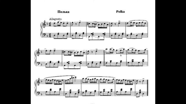 Mikhail Glinka: Polka in D Minor Sheet Music