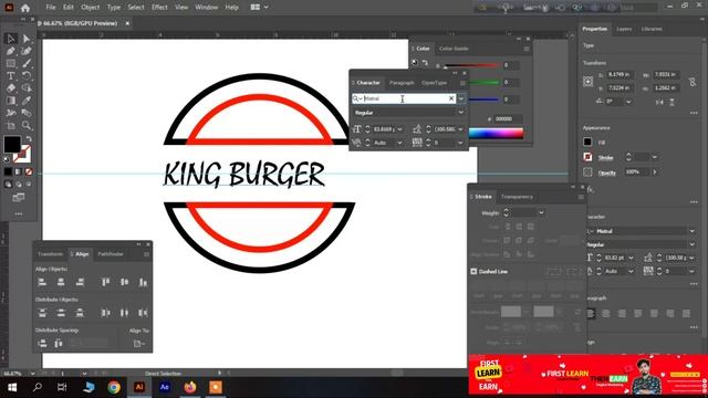 logo design illustrator bangla tutorial || 2022 লোগো ডিজাইন শিক্ষে অয় করুন