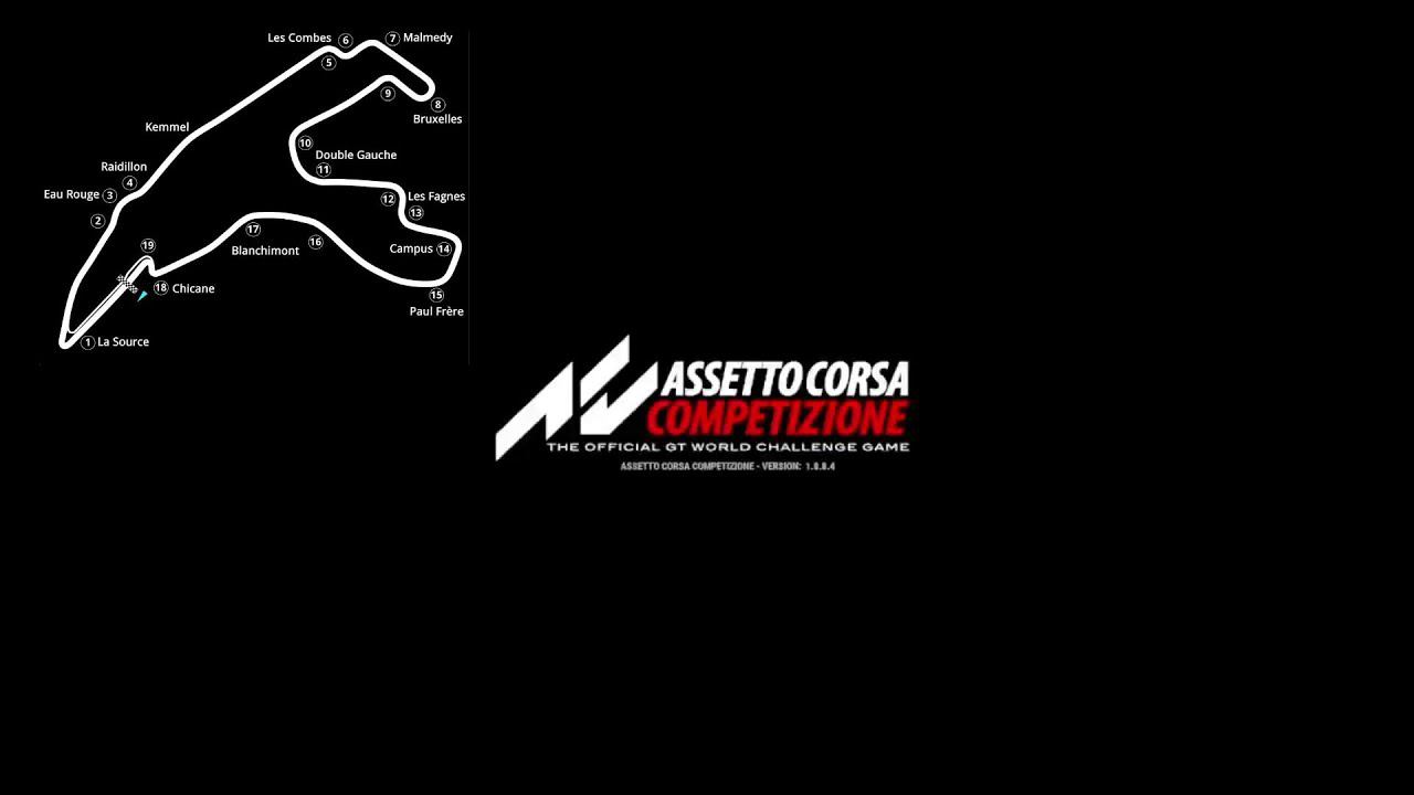 Assetto Corsa Competizione. Соревнование в немецкой лиге J4F. Ночная часовая гонка в Spa.