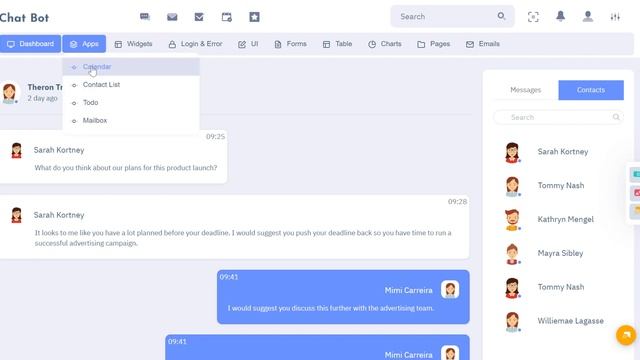 Chat Bot Admin - Chat App Bootstrap 5 Admin Dashboard With Chat Software Dashboard