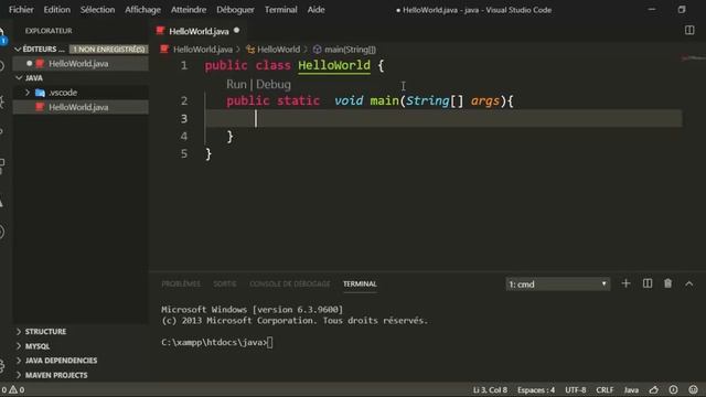 دورة java# للمبتدئين بالدارجة المغربية - أول ملف java