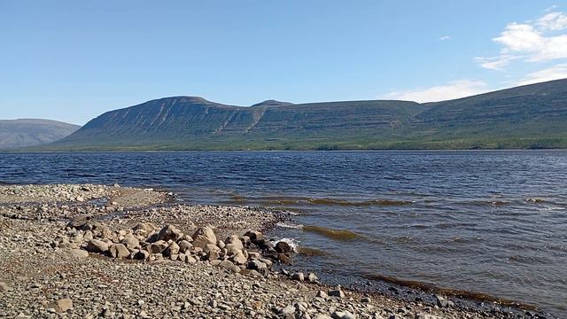 Плато Путорана ,оз.Дюпкун ,река Курейка