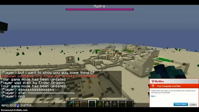 MineCraft Ender Dragon Vs Wither Vs More Bosses