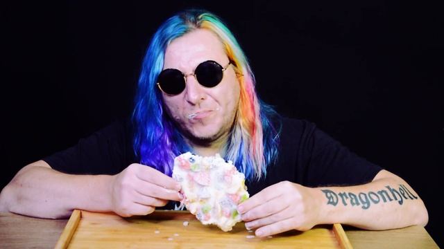 Special ASMR ICE FRUIT PIZZA Eating ? Crunchy Sound ? Meditation ? Dragonmhell