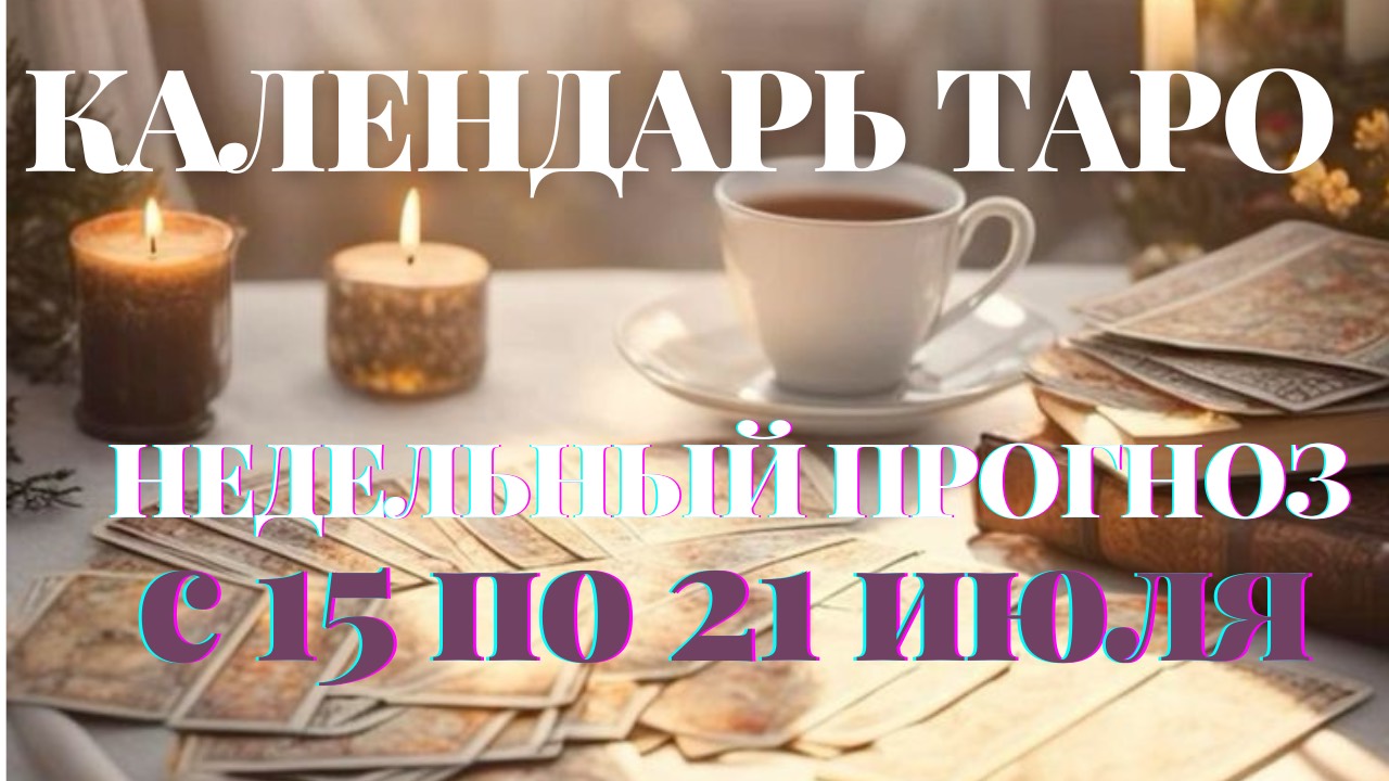 🌕ПРОГНОЗ ТАРО НА НЕДЕЛЮ🌕с 15 по 21 июля 2024 года🌕ПОЛНОЛУНИЕ: 21 июля в 13:17