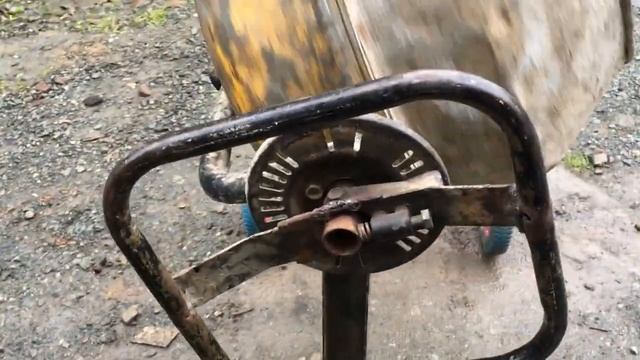 Бетономешалка 160 литров, проверка под нагрузкой