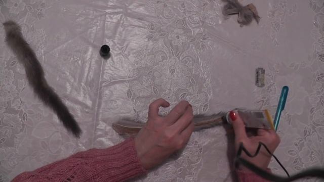 Как сделать хвостики из меха норки