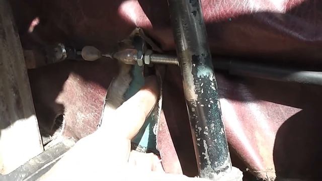 Тросик газа вместо разбитых тяг