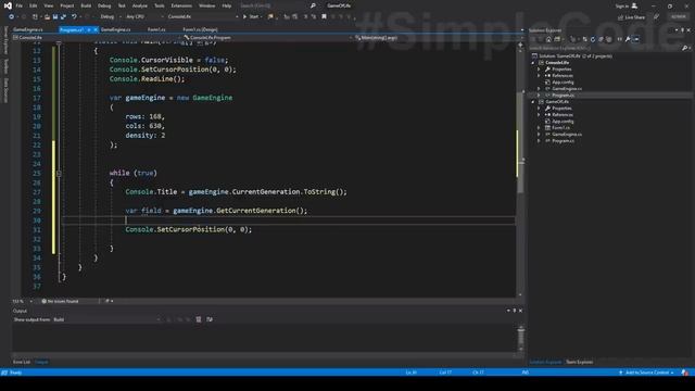 СИМУЛЯЦИЯ ЖИЗНИ НА C# | Game Of Life в консоли | Часть 3