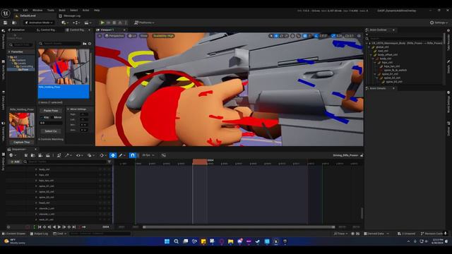 UE5.4 GASP DAO Fixing Animations For Custom Guns (Part5.5)