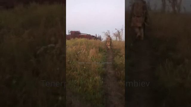 Уничтоженный возле н.п.Хромово на Артемовском направлении украинский бронетранспортер БТР-4Е Буцефал