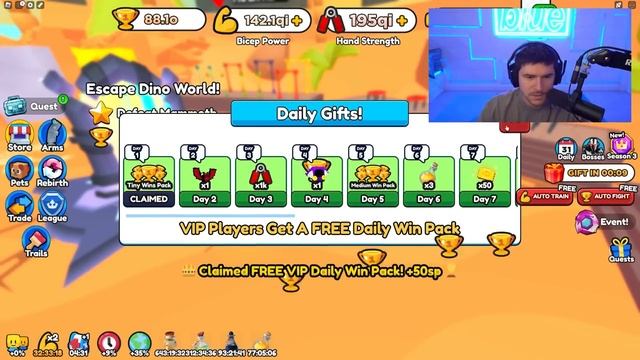 The LUCKY BLOCK And PET SNACKS Update IS HERE IN ARM WRESTLE SIMULATOR!