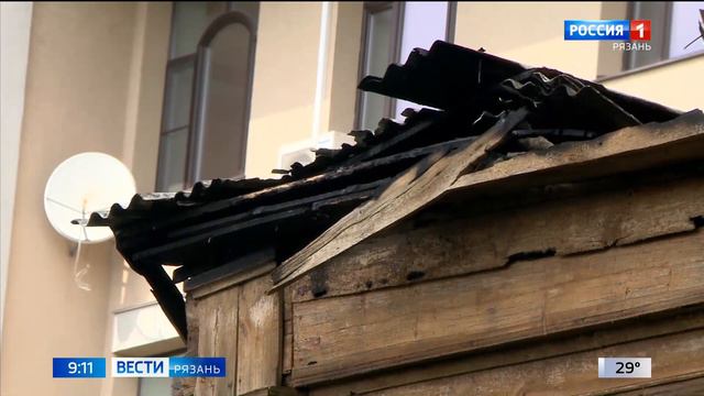 Успеть до осенних дождей: в доме Циолковского необходимо восстановить сгоревшую крышу
