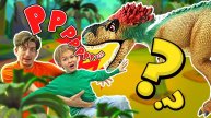 Мультики с игрушками про динозавров. Идем работать в ДИНО парк! Динозавры для детей
