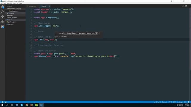 Express MongoDB REST API #2 - Code Structure