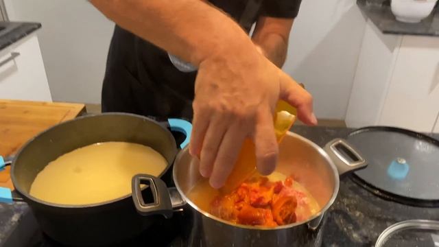 CIORBA de FASOLE cu [ *costita] CIOLAN AFUMAT