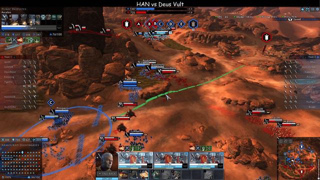 Total War Arena. Китайский турнир. HAN vs Deus Vult.