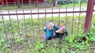 Пролазим через забор)))) Доброе и Веселое видео!!!