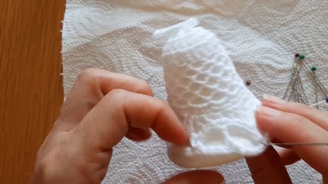 Dzwoneczek na choinkę (blokowanie) #2