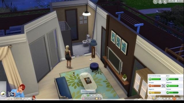THE SIMS 4 Challenge Прислуга 3 Заработали на кровать.