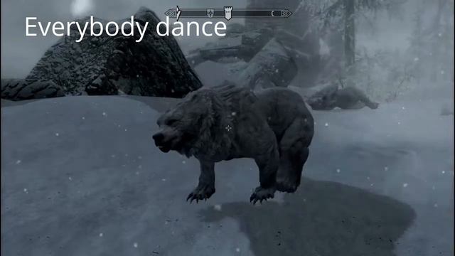 Skyrim. Танец маленьких медвежат.
