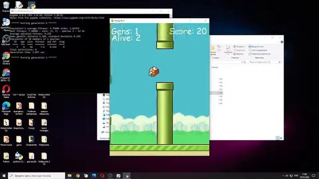 Нейросеть для Flappy bird  ИИ