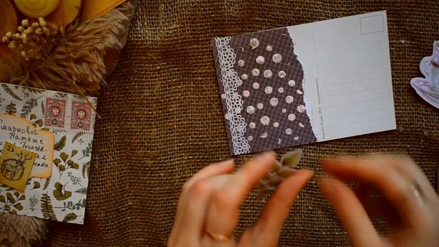 Postcrossing / оформление почтовой открытки , тема- сладости / Посткроссинг