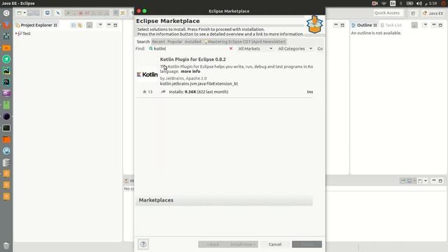 6 - Install eclipse IDE and Run Kotlin on linux تنصيب اكلبس على نظام لينكس
