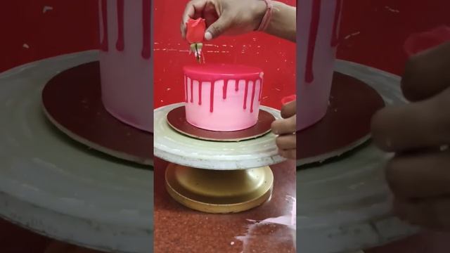 #Rasberry  new Floral design cake #chefsujeet7