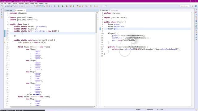 Tetris Engine: Daily Programming 2 - 1Hr Java