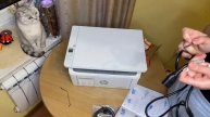 Распаковка и установка принтера/сканера HP Lazer Jet M141w | Лучший принтер для документации!