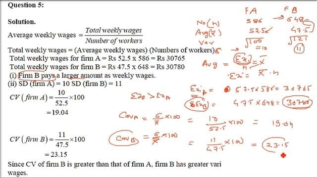 RD SHARMA SOLUTIONS CLASS 11 CHAPTER 32 Statistics Exercise 32.7 Complete