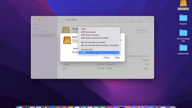How to set up and use - Sandisk  extreme SSD on MAC