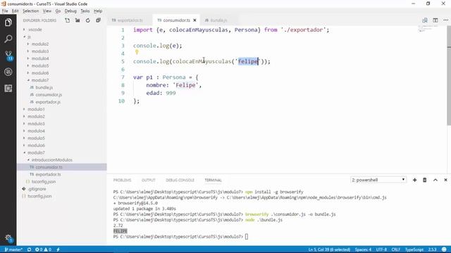 Unificando Módulos con Browserify y UglifyJS | Módulos | Programando en TypeScript