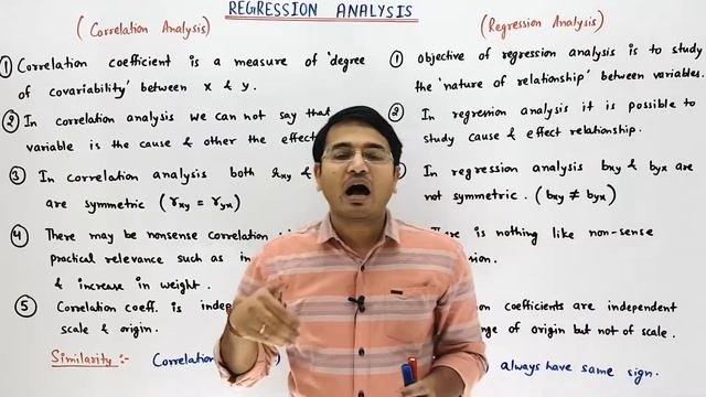 what is regression Difference between Correlation  Regression Regression Lines: part-4