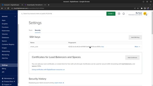 Criando Recursos na nuvem da DigitalOcean com Terraform