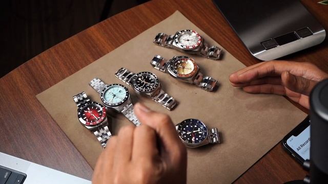 BATTLE Perang SEIKO NH34 GMT: OCEANX RZE PHOIBOS VESUVIATE VENEZIANICO 