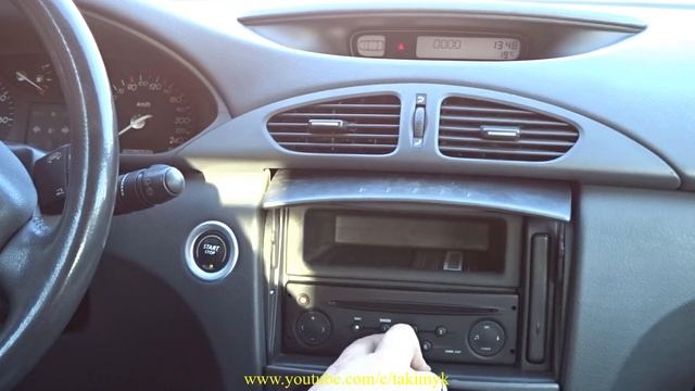 Odkodowanie radioodtwarzacza programowanie szyby ustawienie godziny - Renault Laguna II.