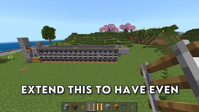 The BEST Minecraft Super Smelter! Minecraft Bedrock 1.20