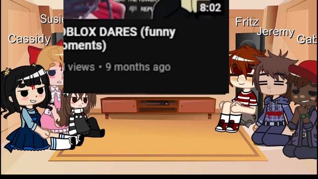 FNAF s Missing Children reacts to Buur  MoflareGachaMokyutsei