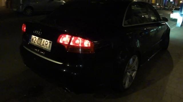 AUDI RS4 SEDAN B7 ACCELERATION IN WARSAW