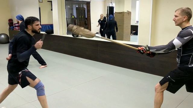 Нож "Карачун". Тесты в клубе спортивного ножевого боя "Patriots". 10. Тест "Собачка"
